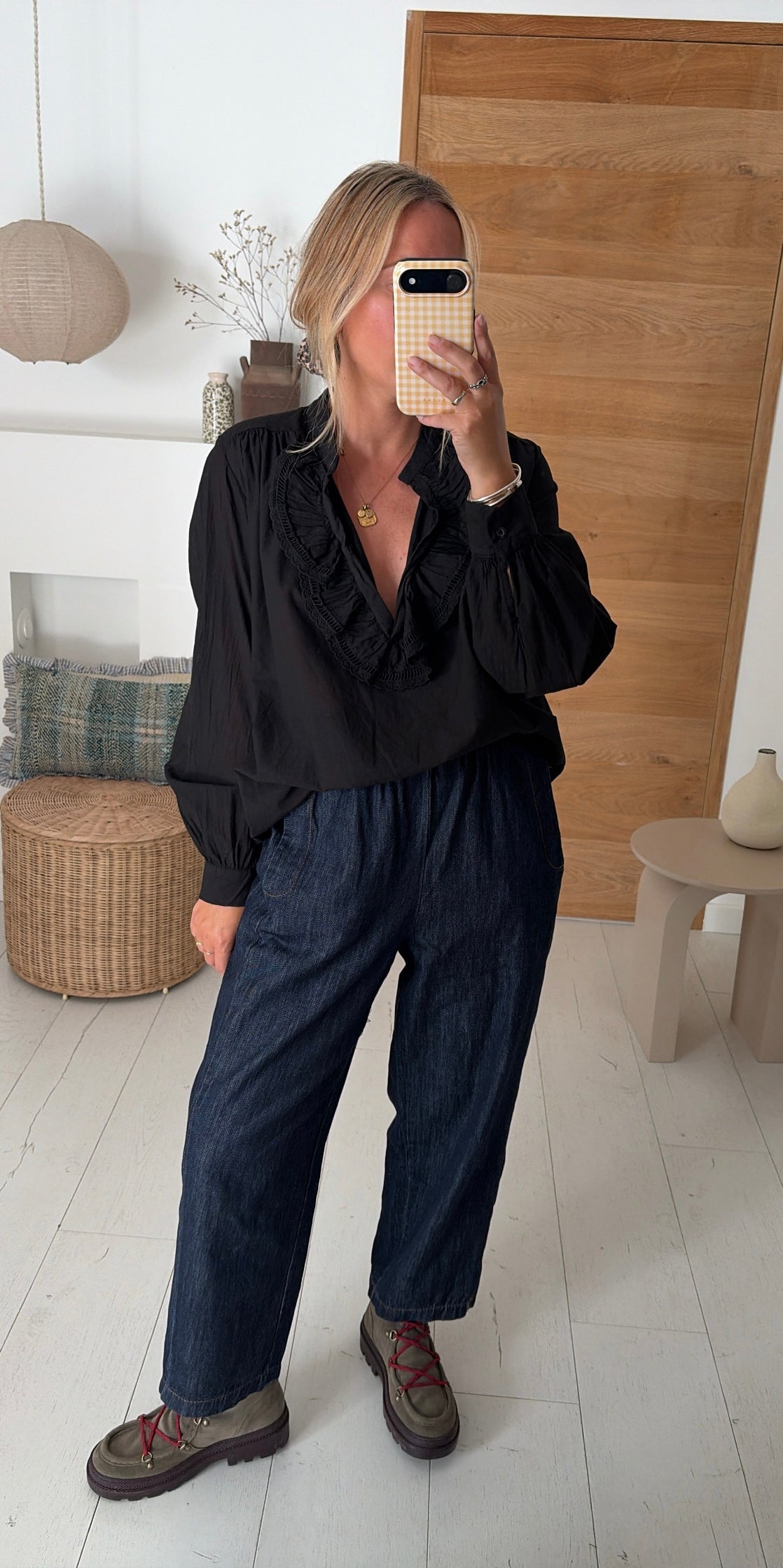 Blouse Hava noir