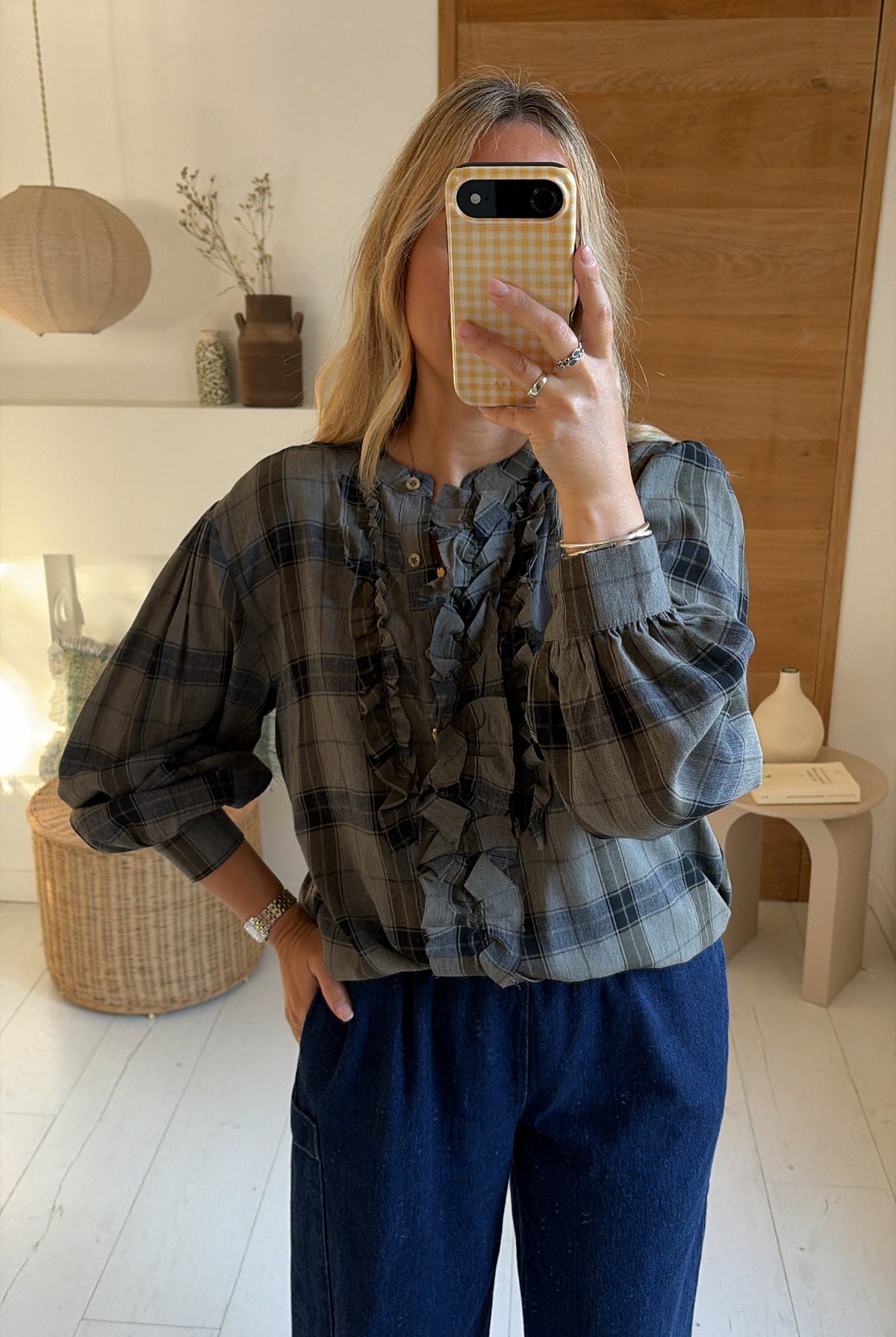 Blouse Romy kaki – Johanna Paris