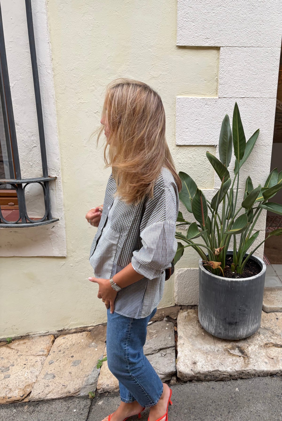 Blouse Alba vert – CLO