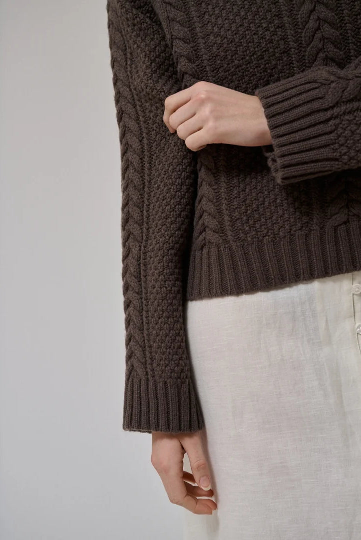 Maglione Heather choco – Anne mi
