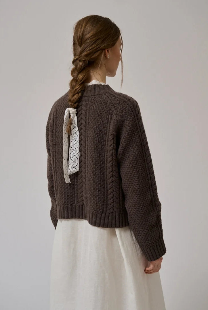 Maglione Heather choco – Anne mi