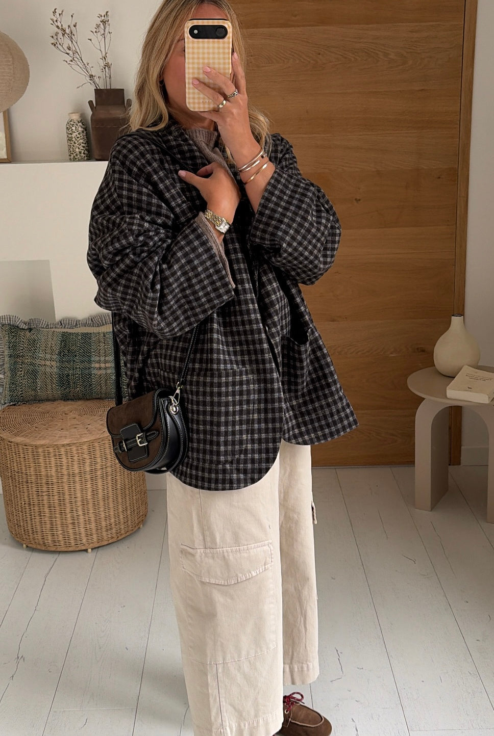 Veste Jacob carreaux choco – CLO