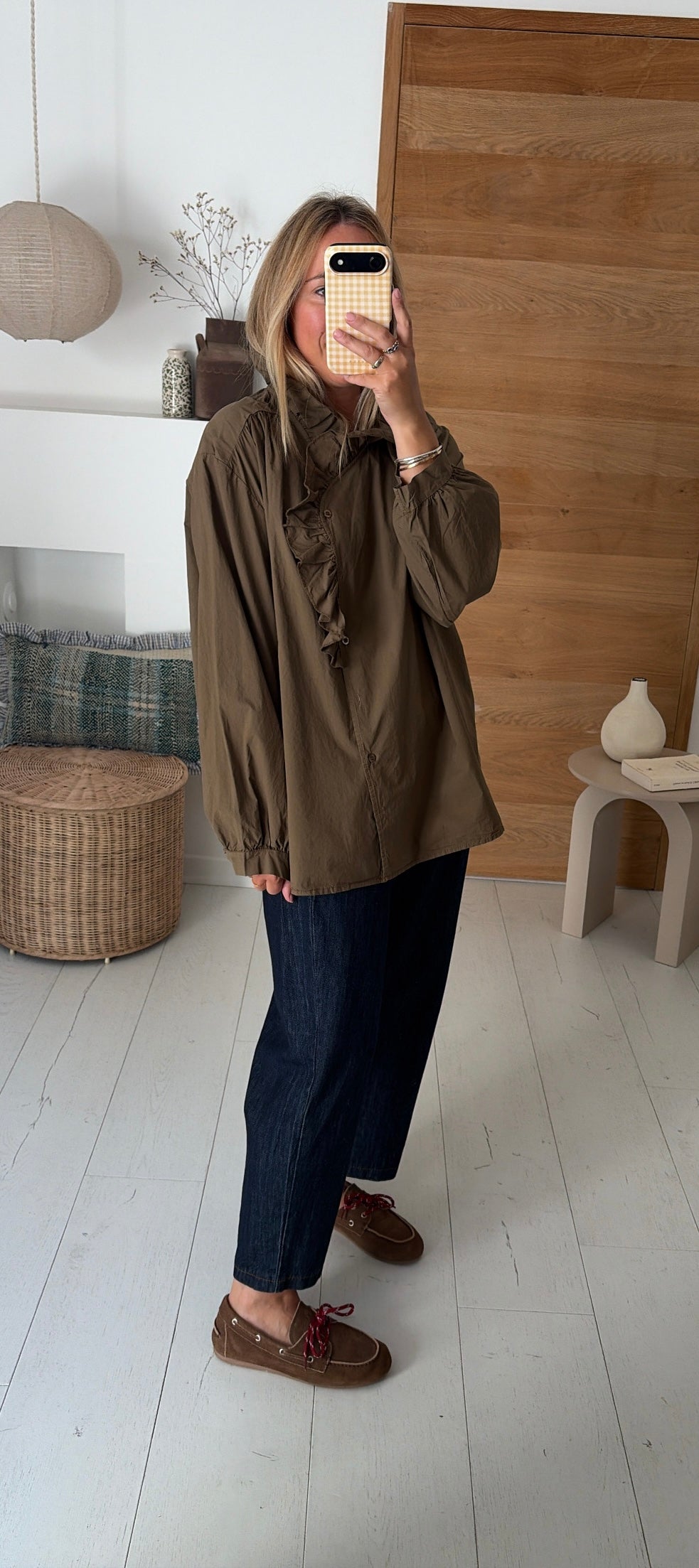 Blouse Lison popeline hunter