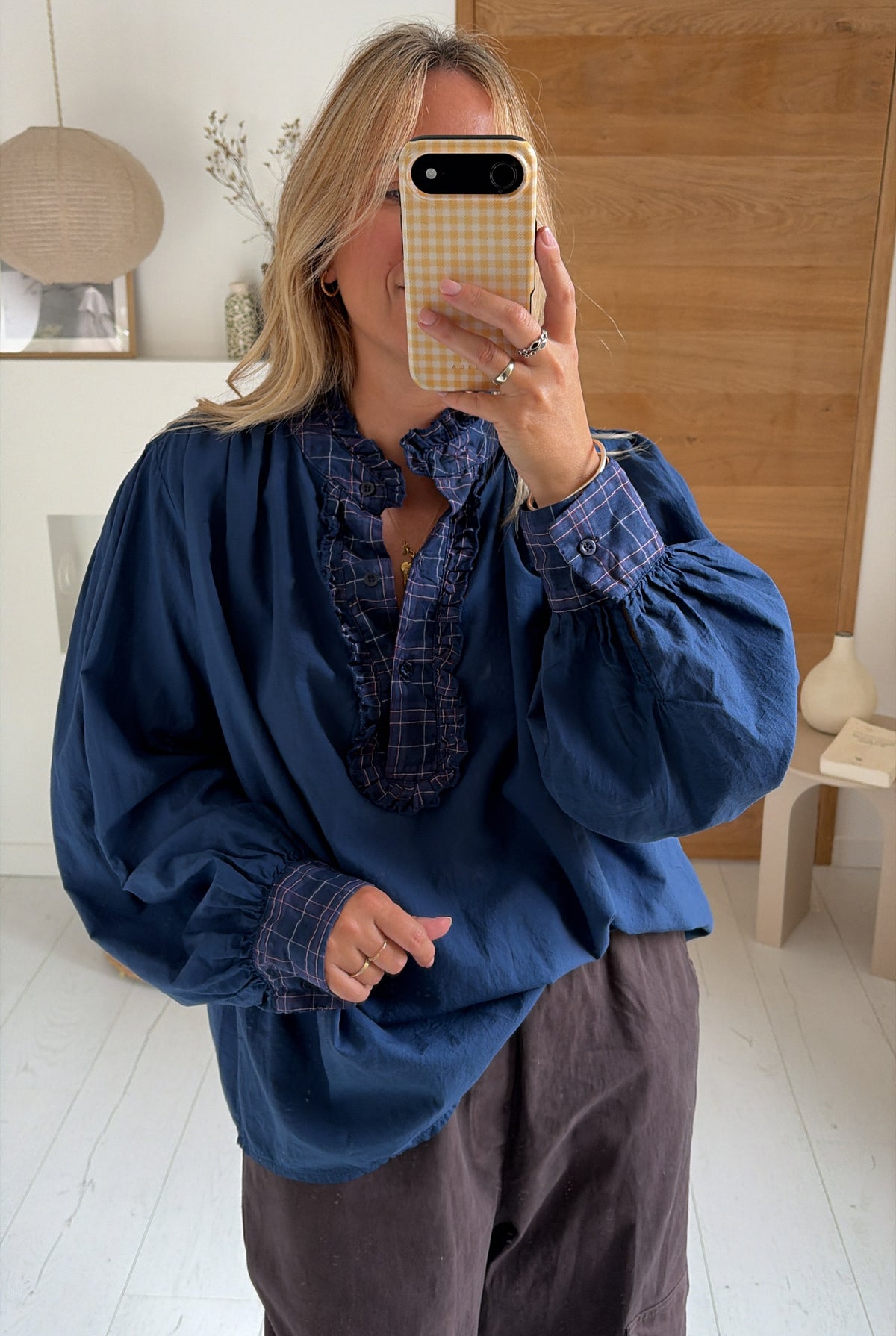 Blouse Tessa navy – Boutique CLO