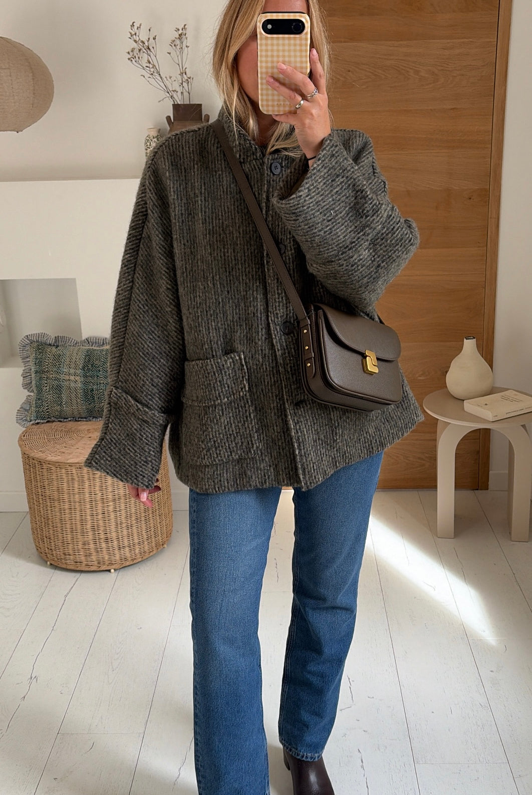 Veste Lana sage – Johanna Paris