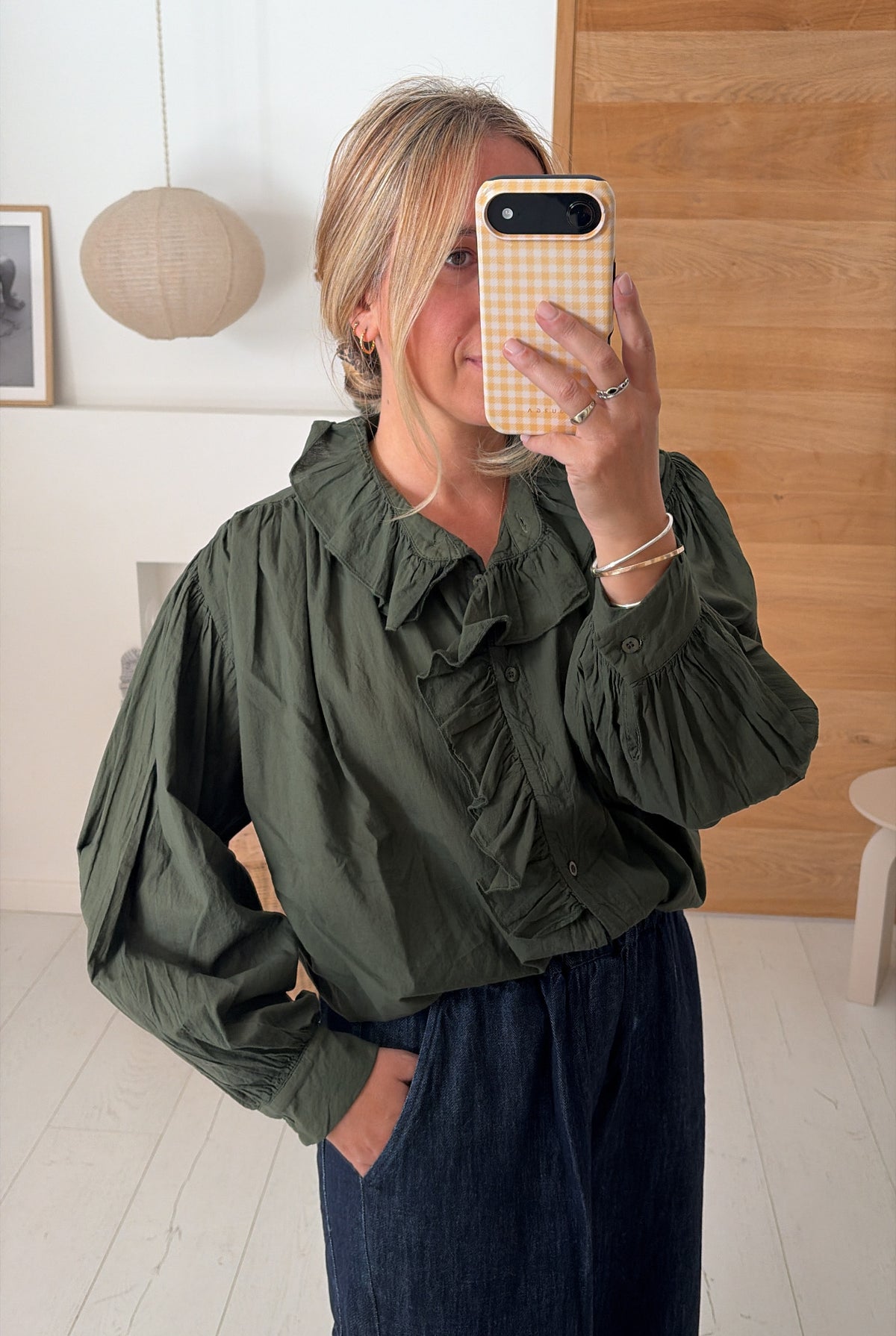 Blouse Lison forest – Johanna Paris
