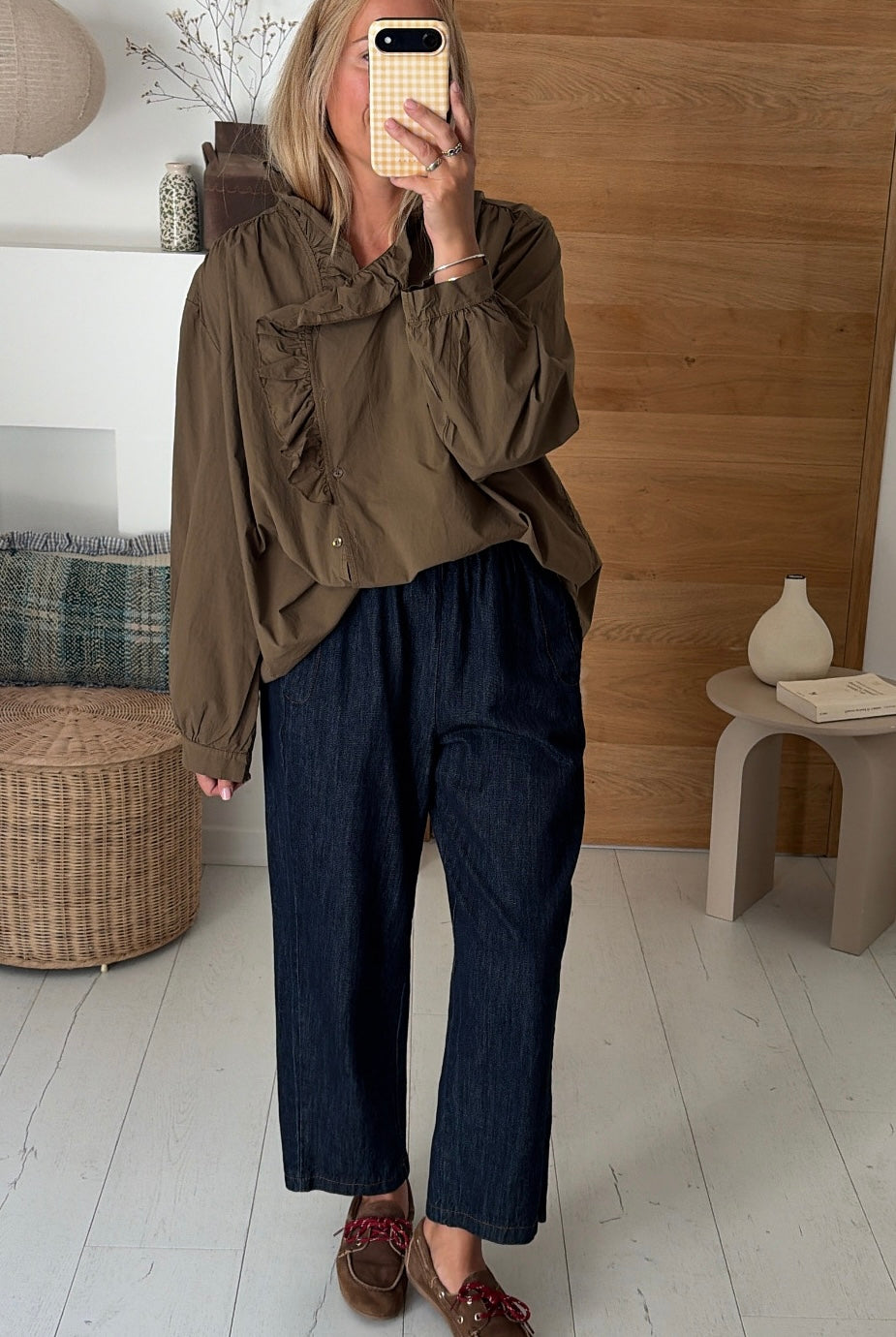 Blusa Lison prune – Johanna Paris