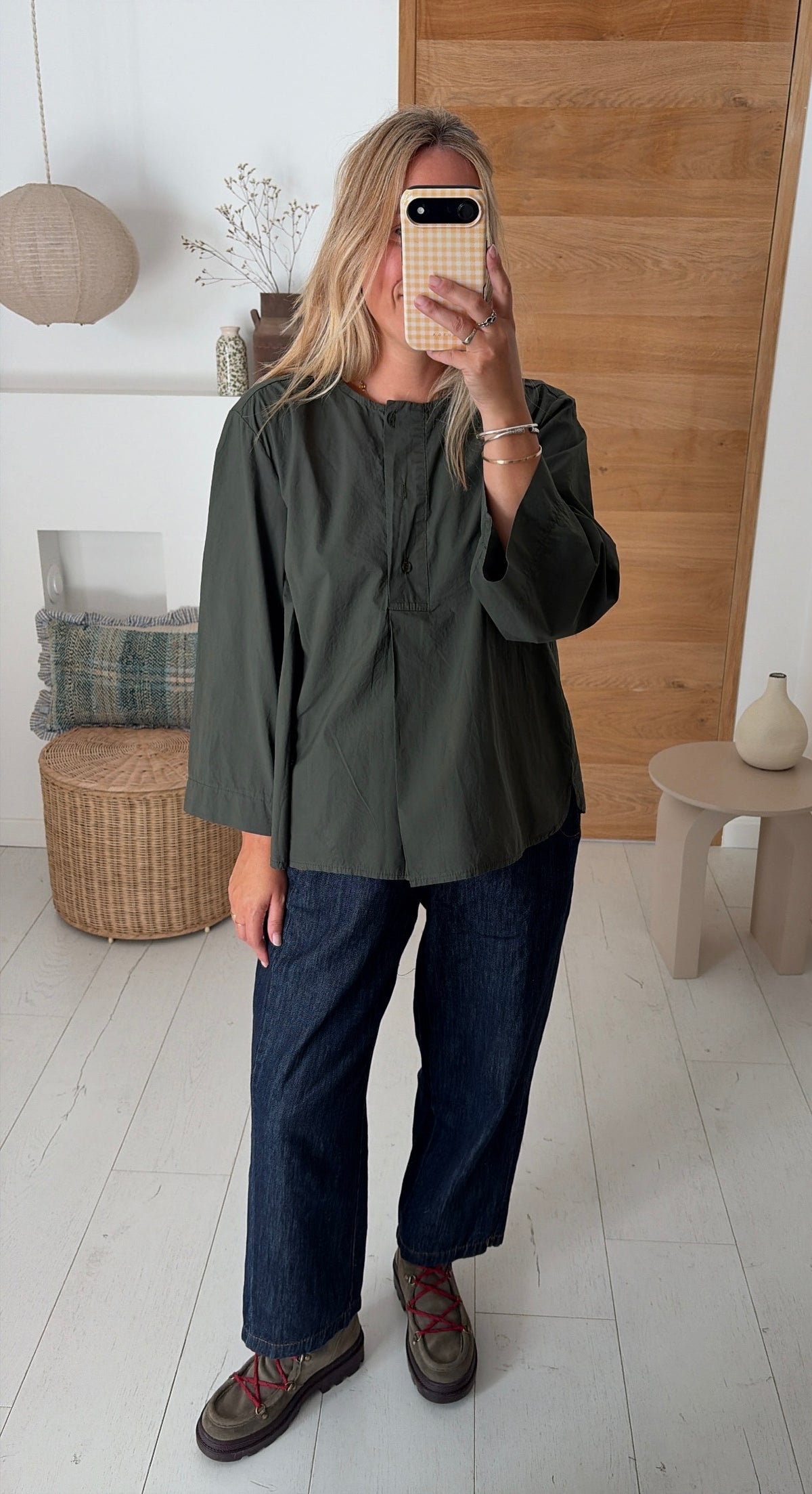 blusa Anna kaki