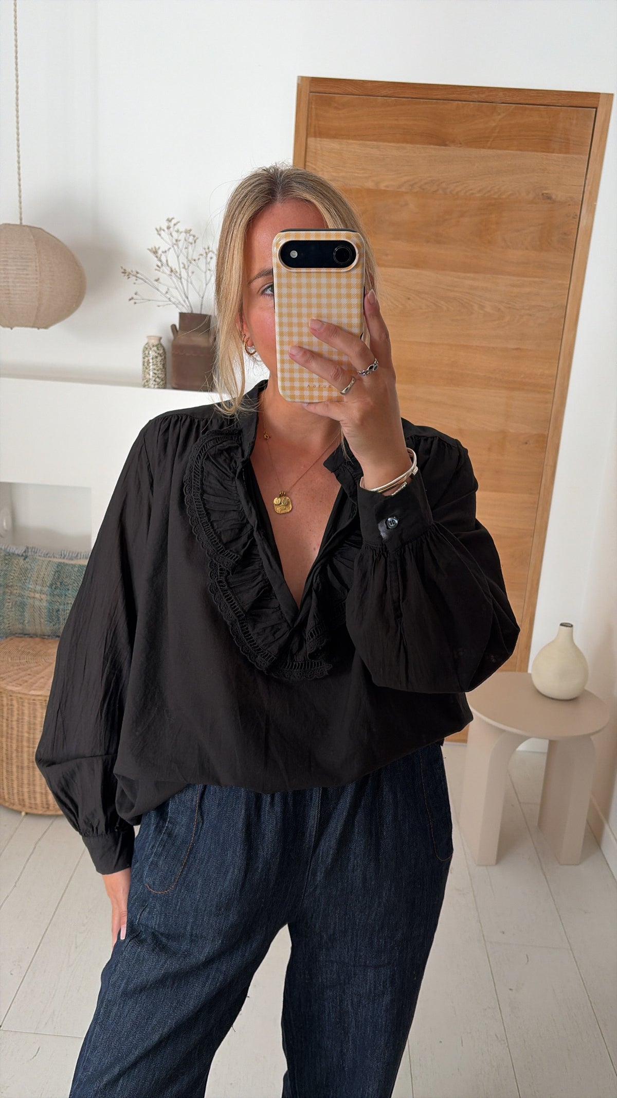 Blouse Hava noir