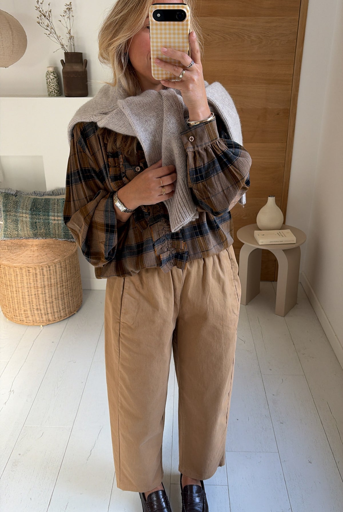 Pantalon Magic coton camel – Johanna Paris