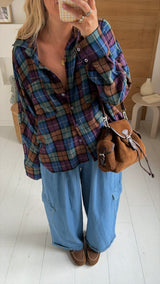 Chemise Suzon bleu