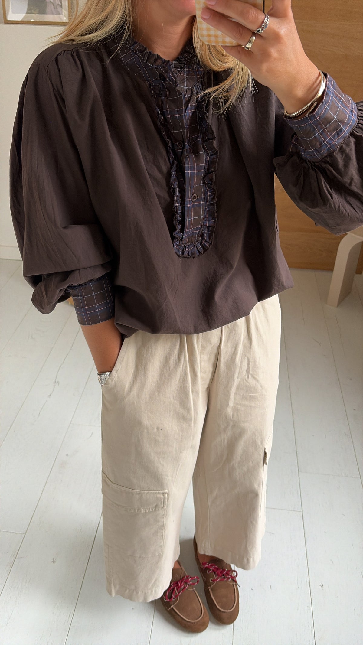 Blouse Tessa choco