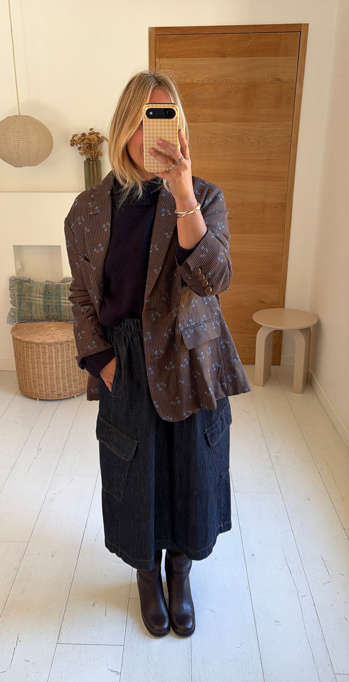 Veste blazer Karaba bluebell