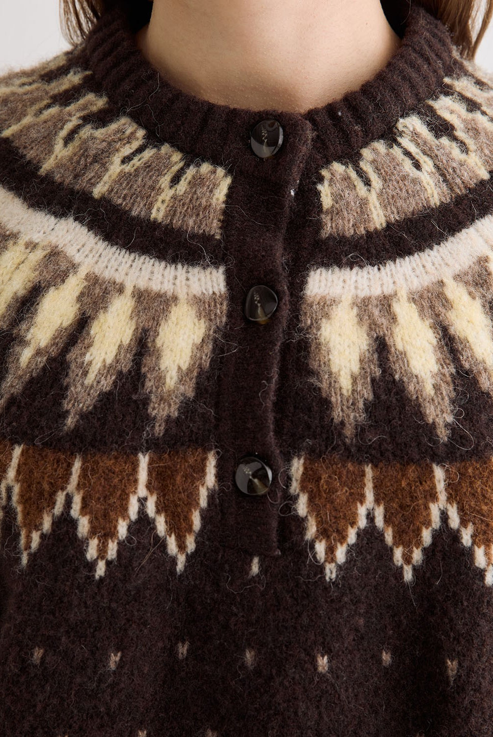 Pull Greta jacquard nordique – Yerse