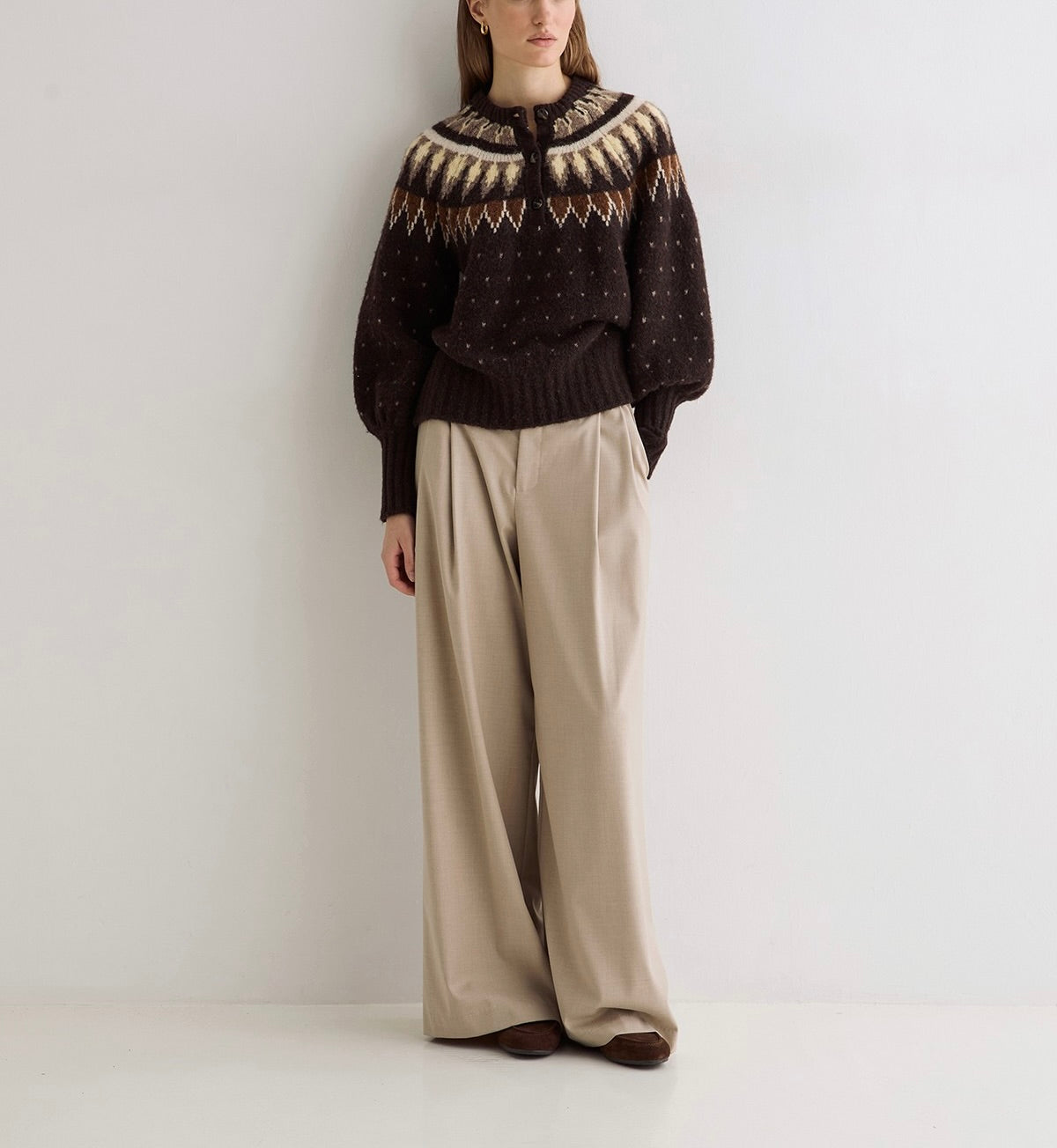 Pull Greta jacquard nordique