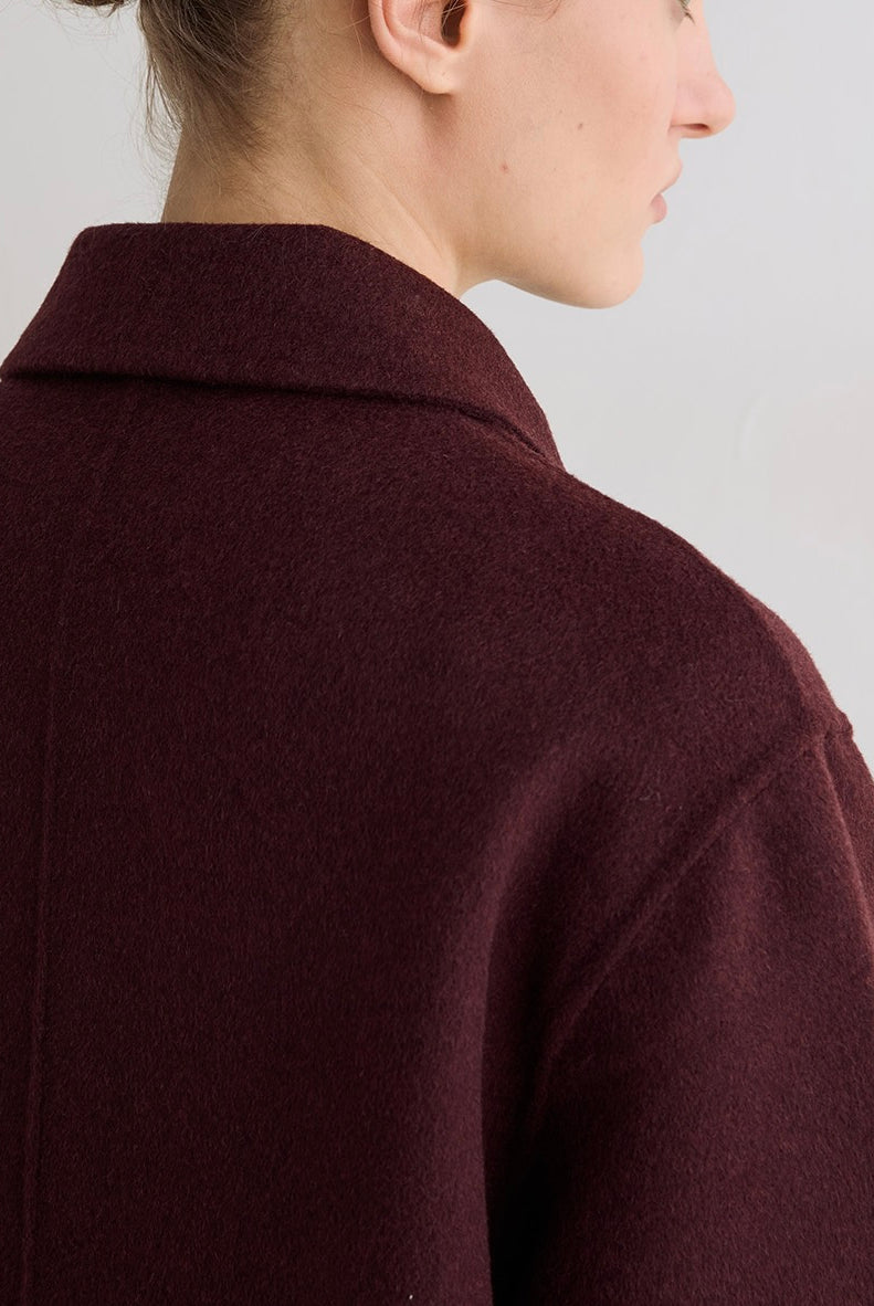 Manteau Mapi wine – Yerse