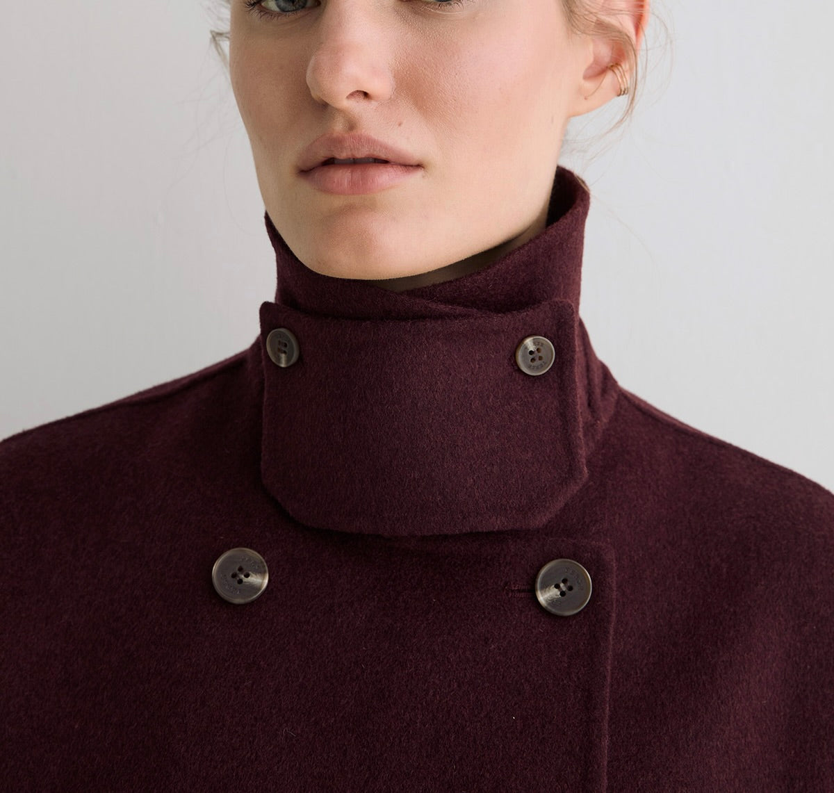 Manteau Mapi wine