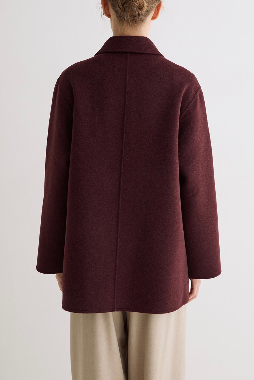 Manteau Mapi wine – Yerse