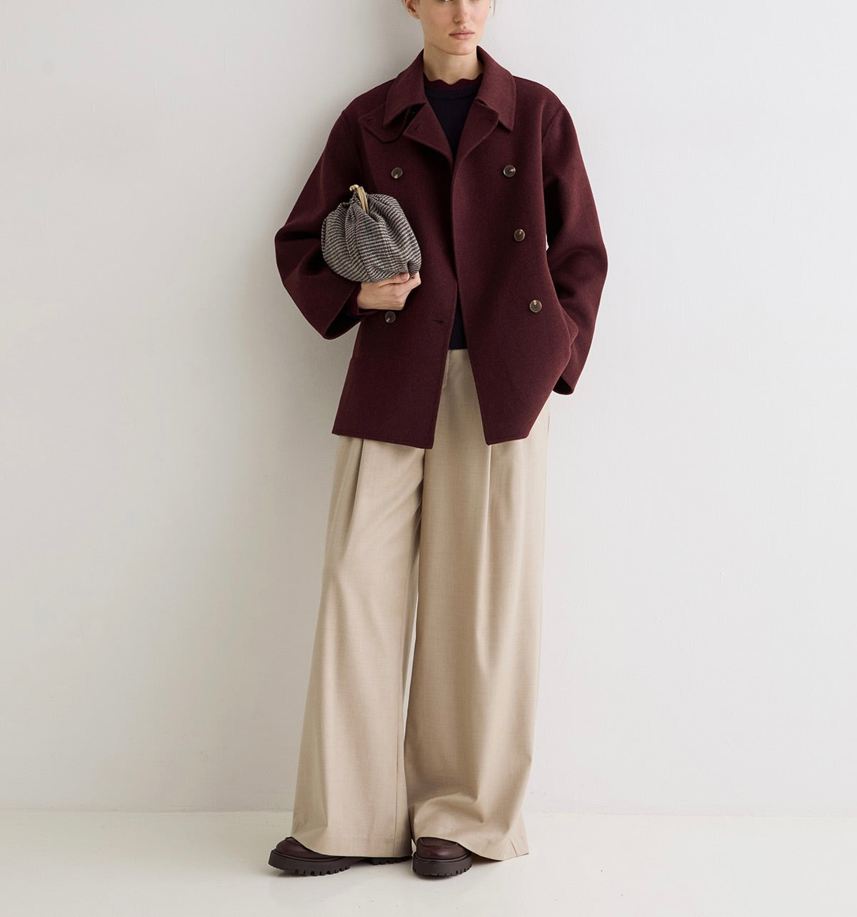 Manteau Mapi wine
