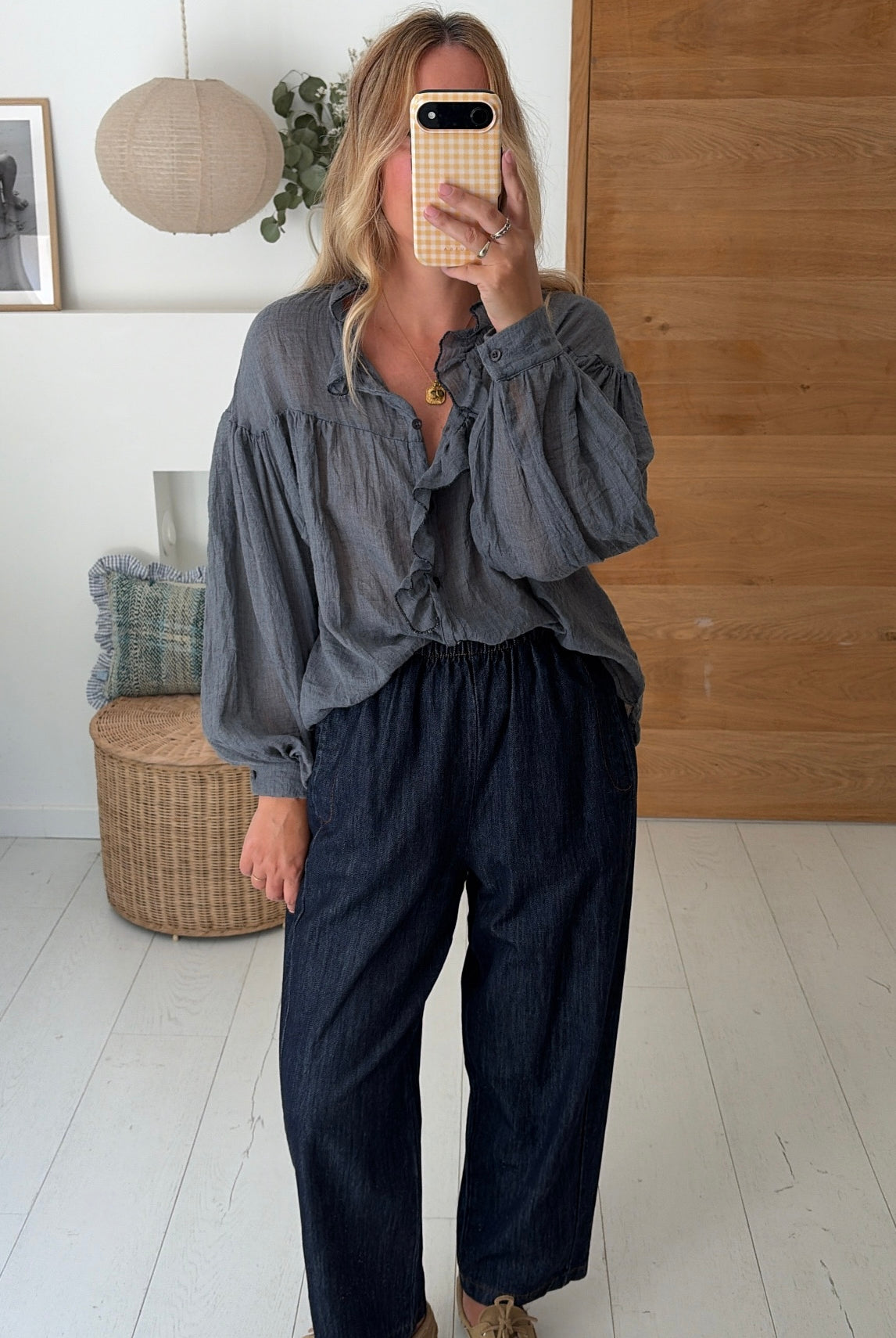 Bluse Marceau gris – Johanna Paris