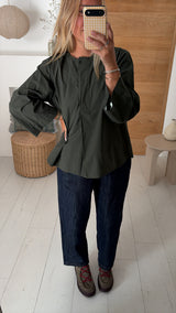 blusa Anna kaki