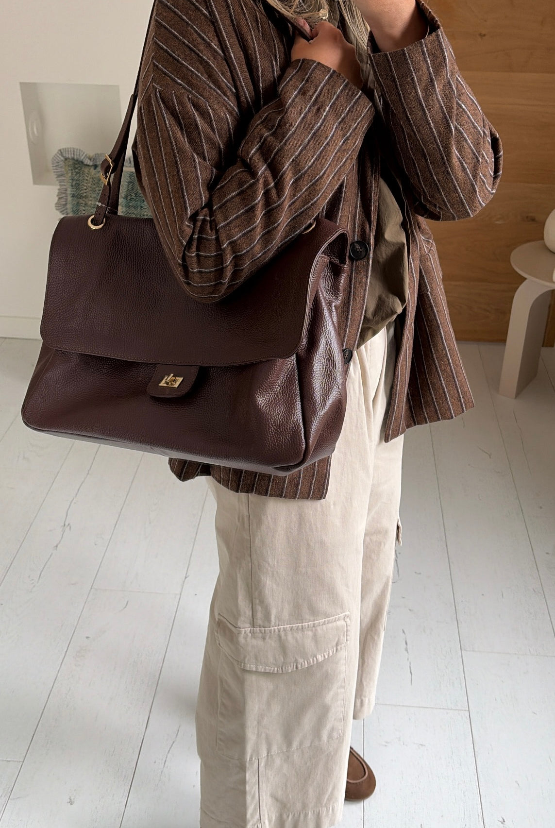 Sac maxi Flap choco – CLO