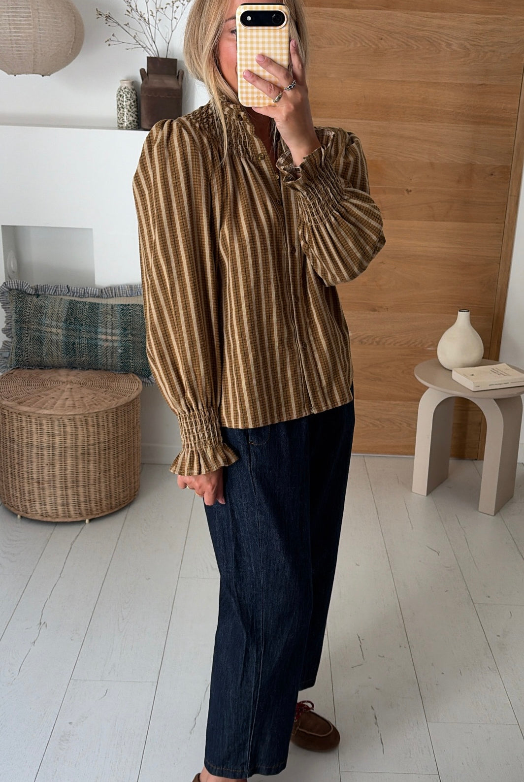 Blouse Robby moutarde – Johanna Paris