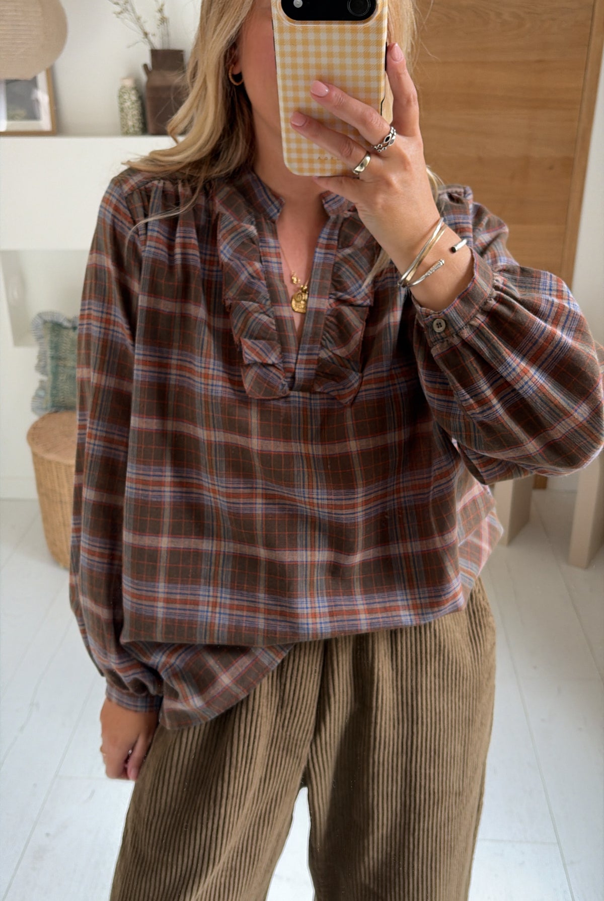 Blouse Louisette kaki – Johanna Paris
