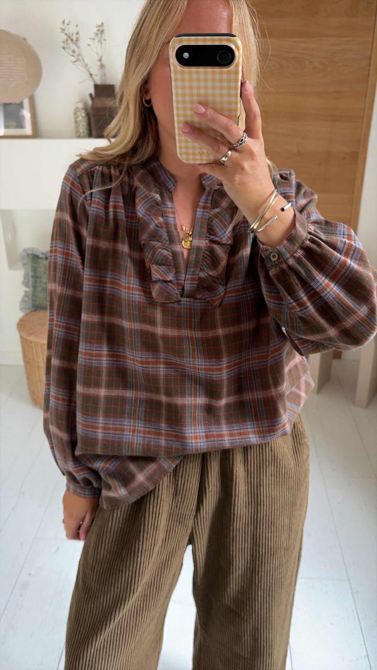 Blouse Louisette kaki