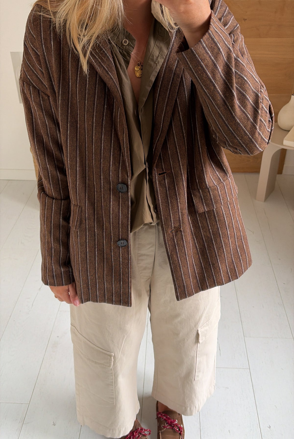 Blazer Romane choco – Johanna Paris