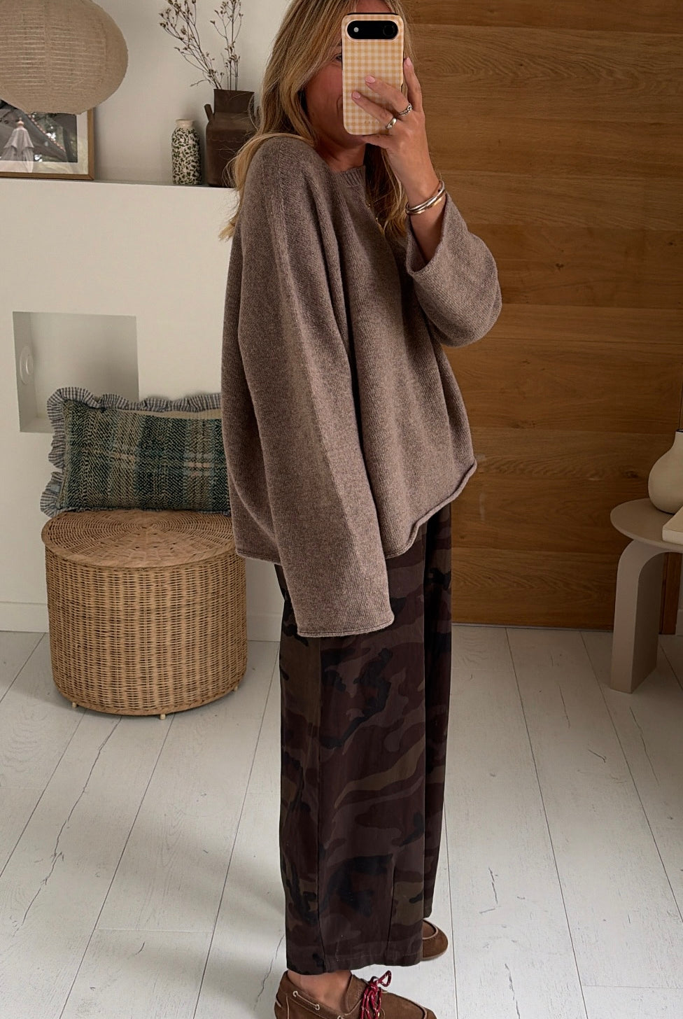 Pantalon Barrel camo – Johanna Paris