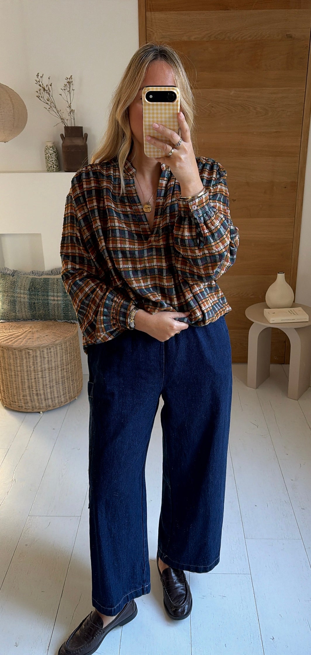 Blouse Lewis moutarde