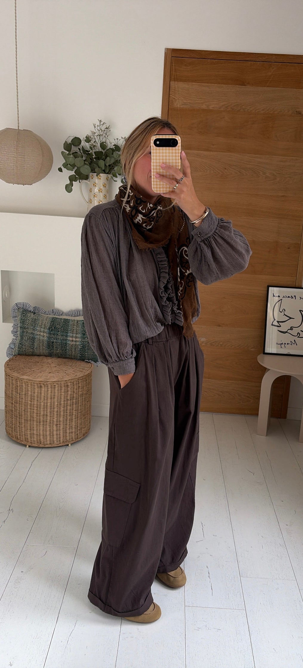 Blusa Charlie taupe