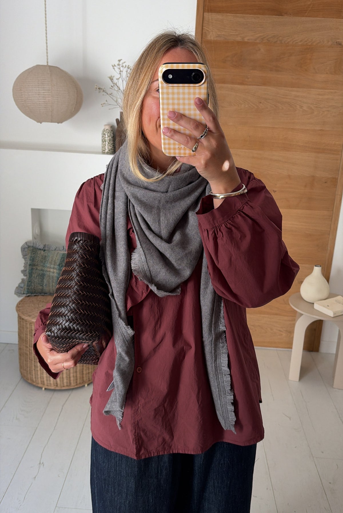Écharpe Côme gris – CLO