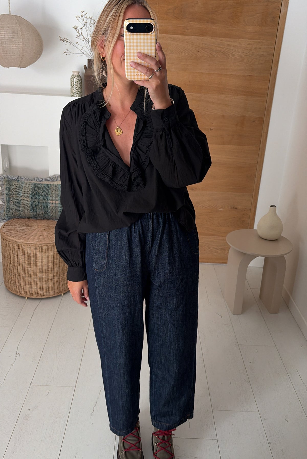 Blouse Hava noir – Johanna Paris