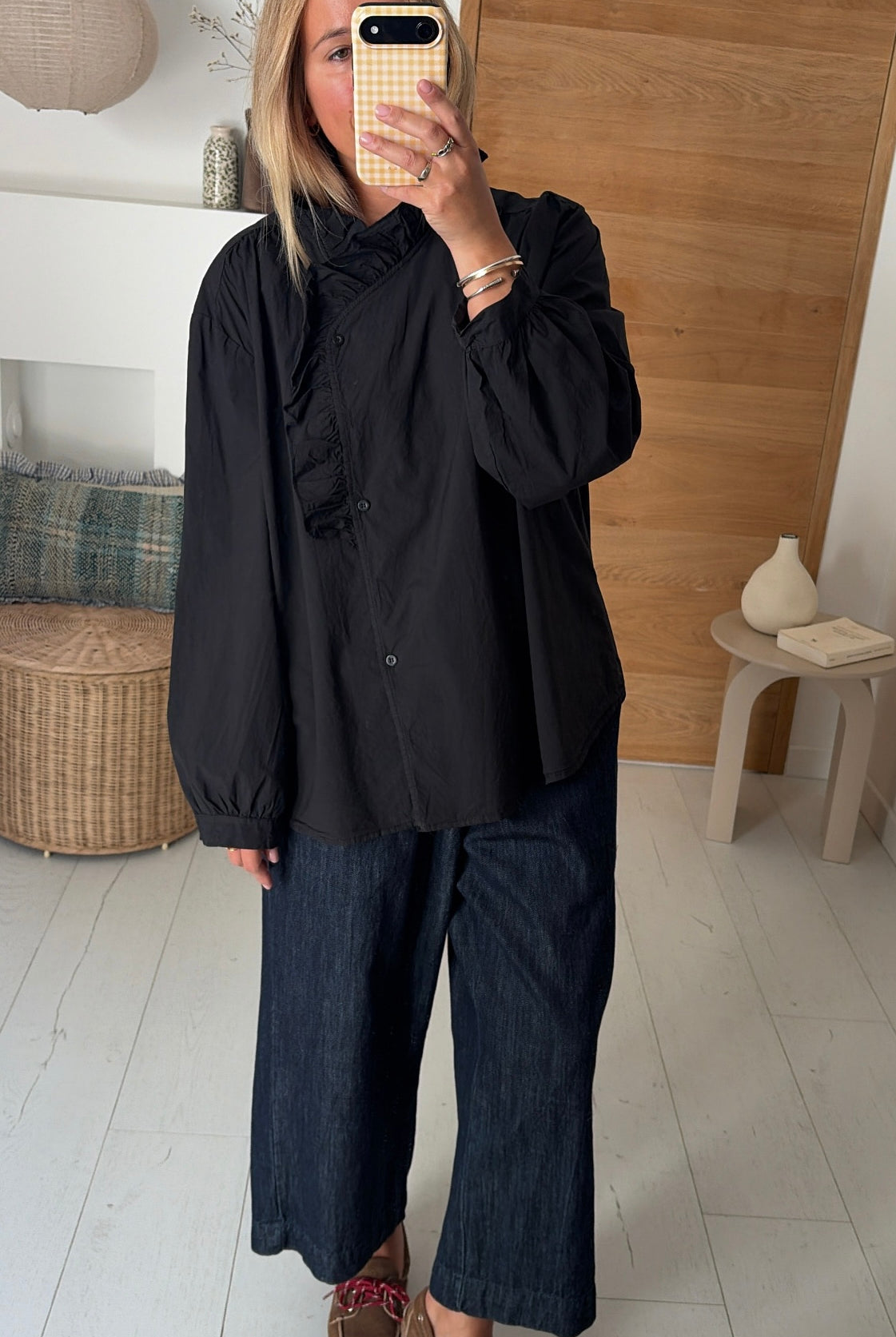 Blusa Lison prune – Johanna Paris