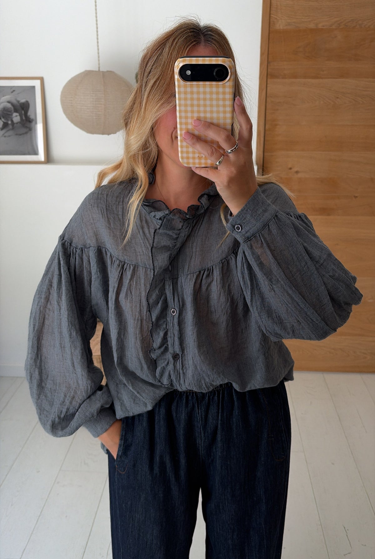 Bluse Marceau gris – Johanna Paris