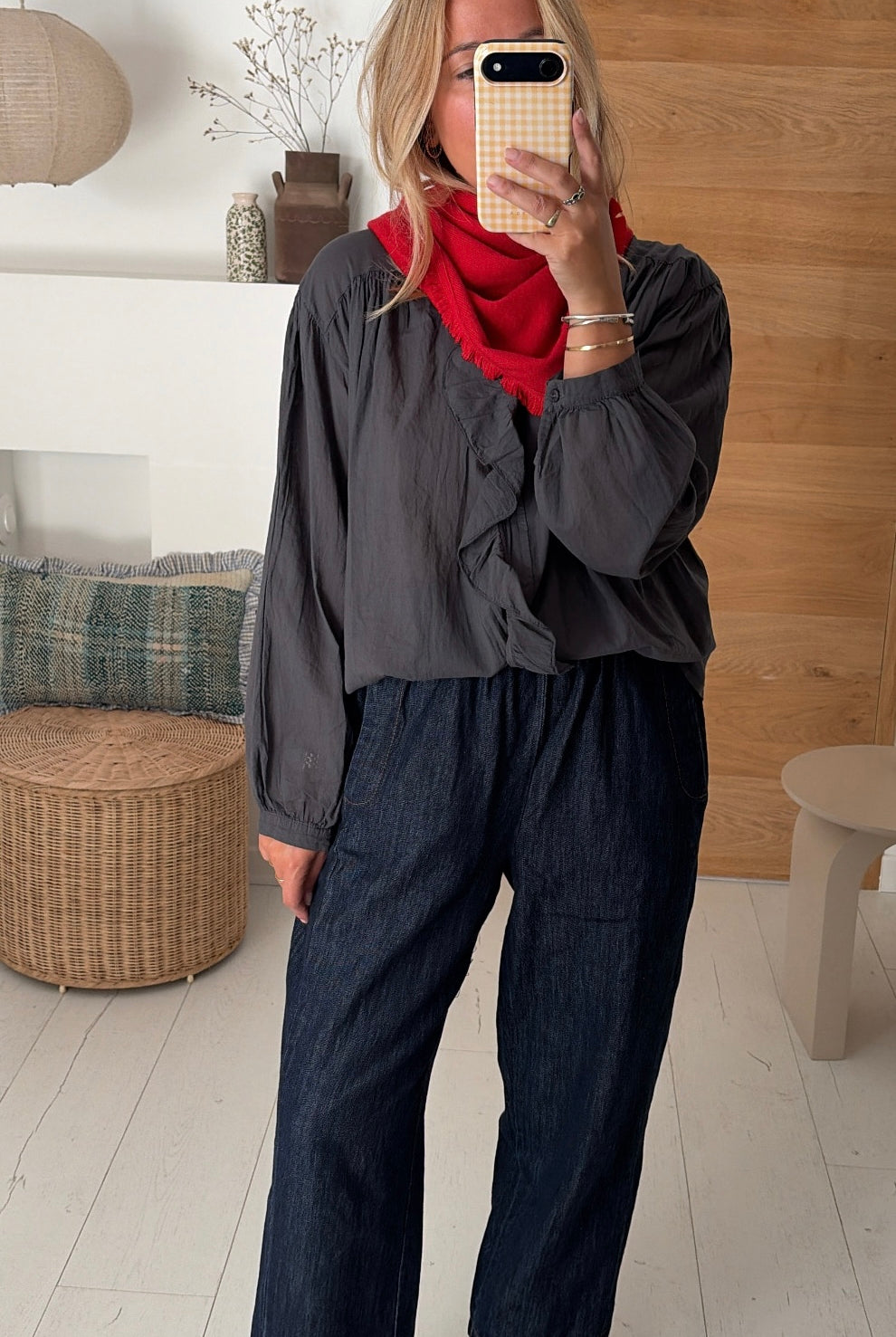 Blouse Maxime gris – Johanna Paris
