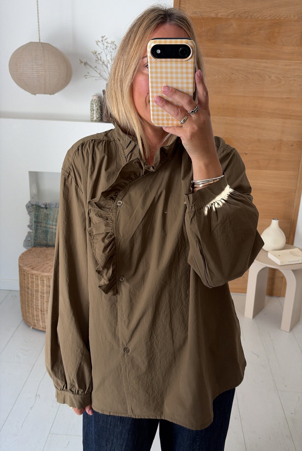 Blusa Lison prune – Johanna Paris