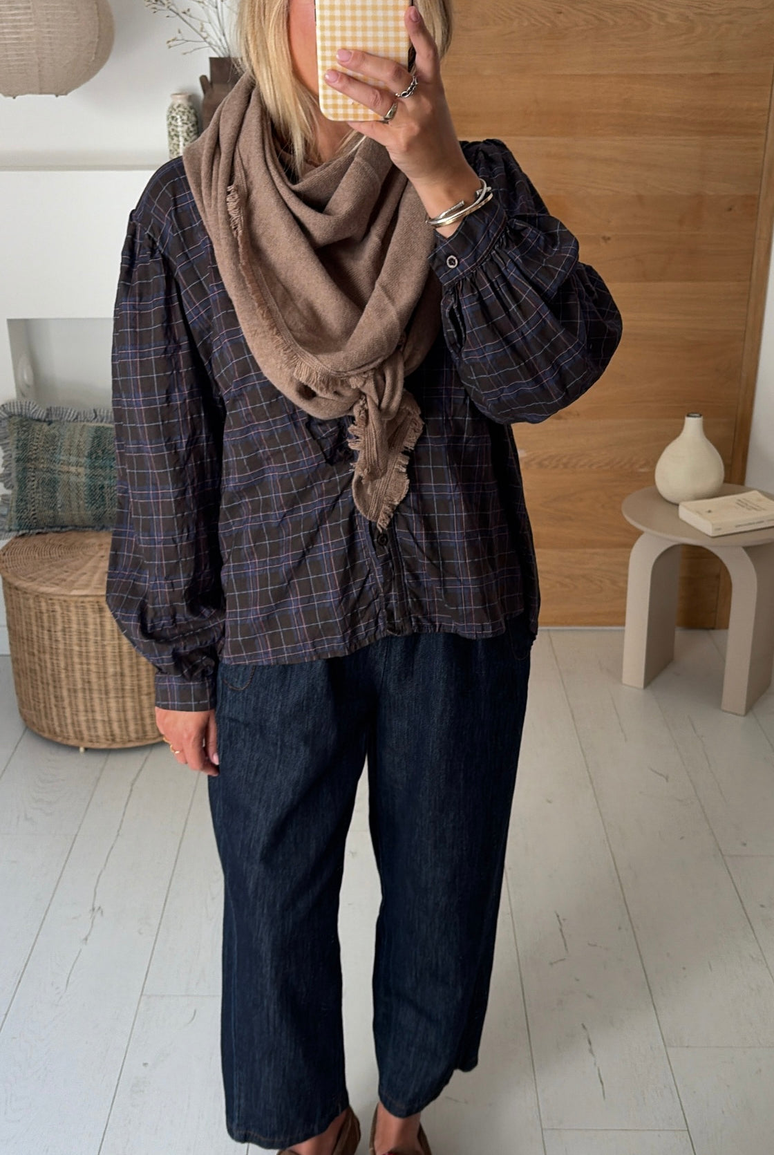 Écharpe Côme taupe – CLO