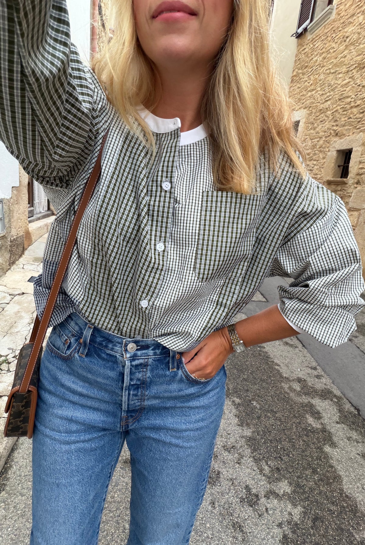 Blouse Alba vert – CLO