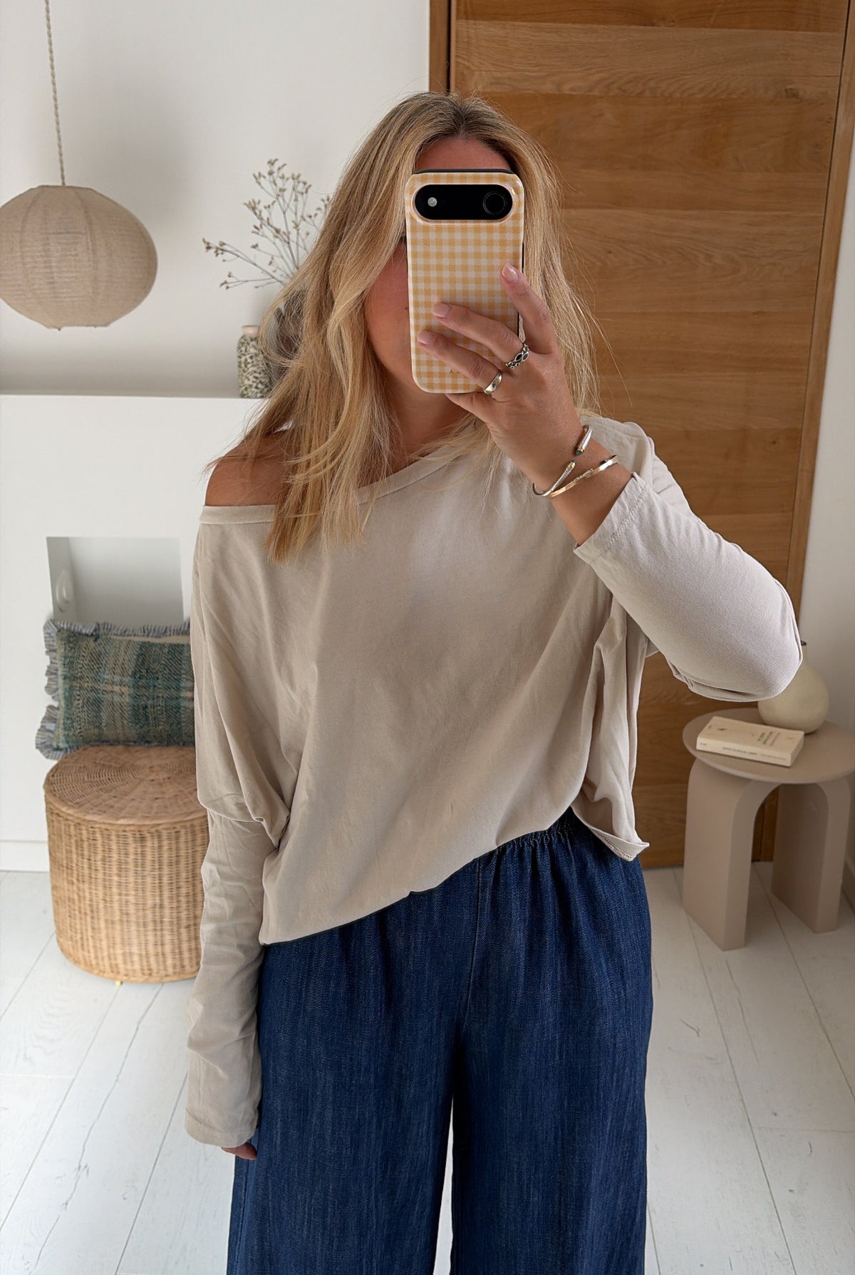 Tee shirt Basique écru – Johanna Paris
