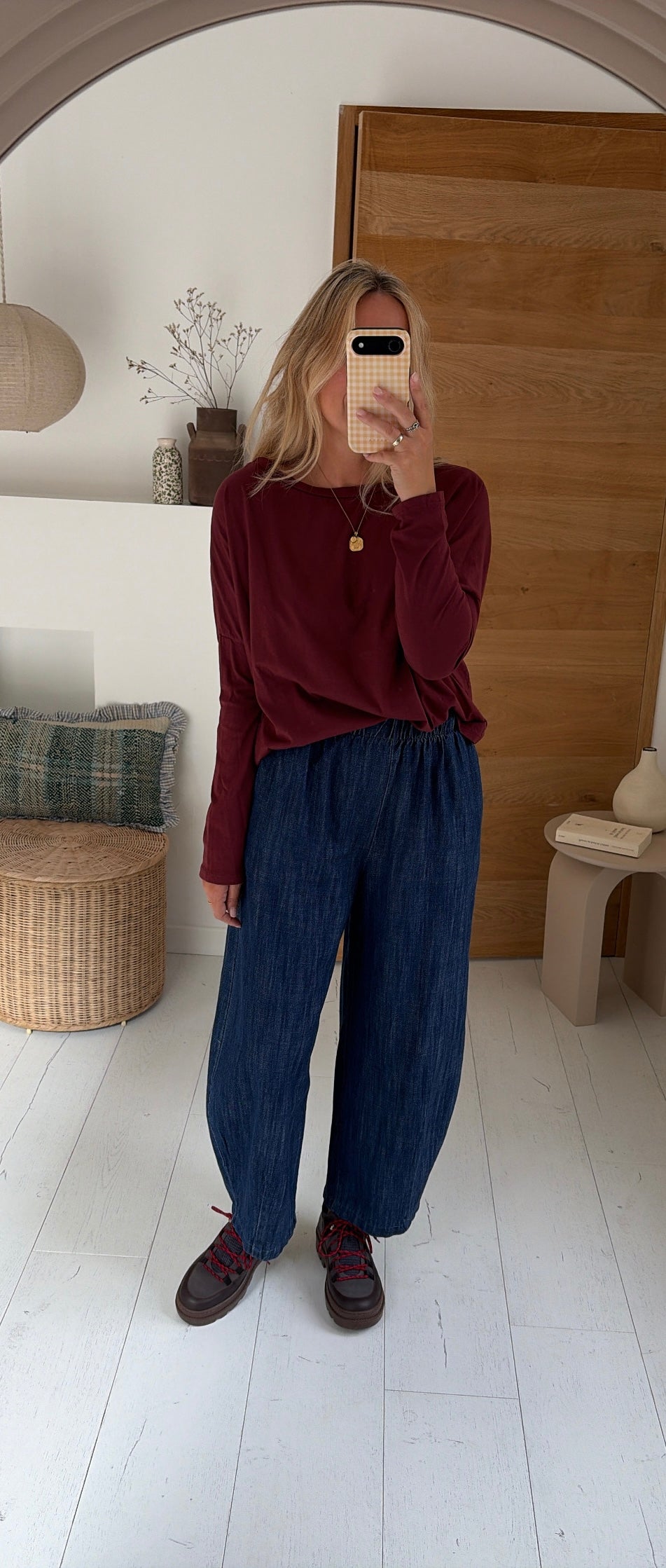 Jean Barrel denim blue