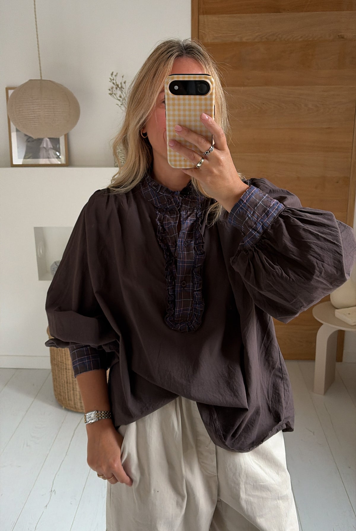 Blouse Tessa choco – Boutique CLO
