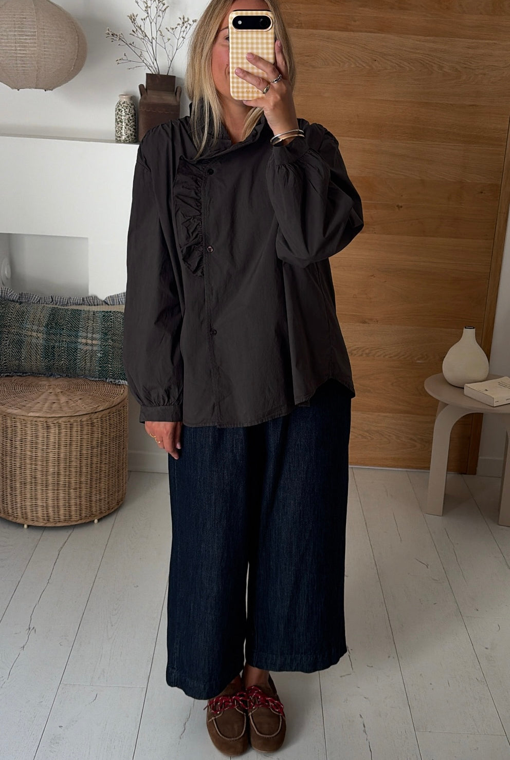Blusa Lison prune – Johanna Paris