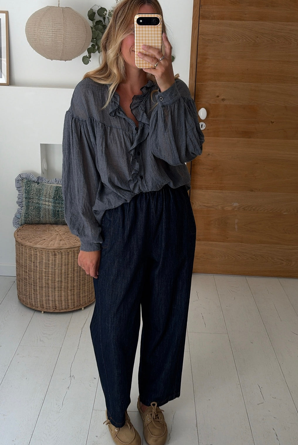 Bluse Marceau gris – Johanna Paris