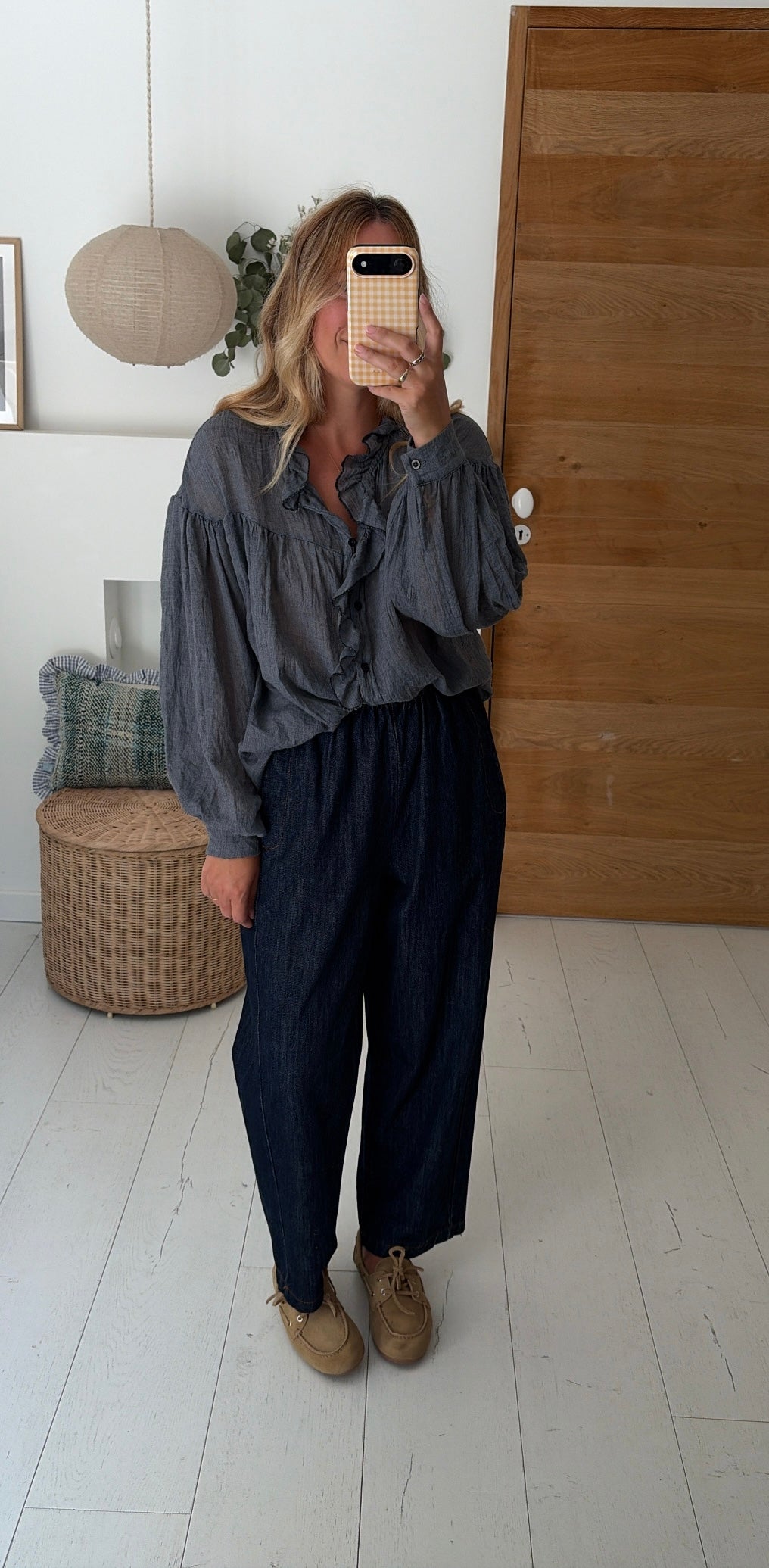 Blusa Marceau gris