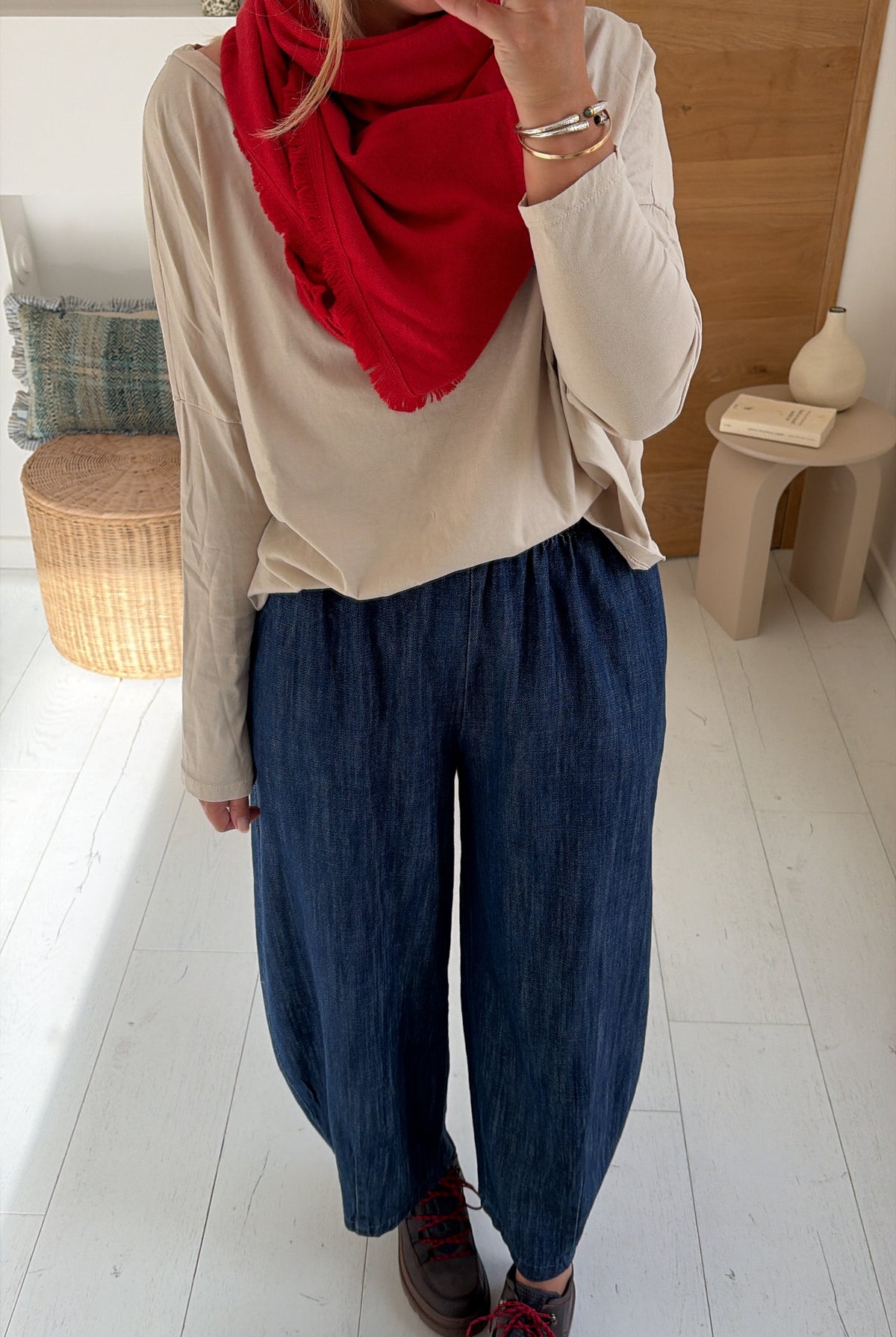 Jean Barrel denim blue – Johanna Paris