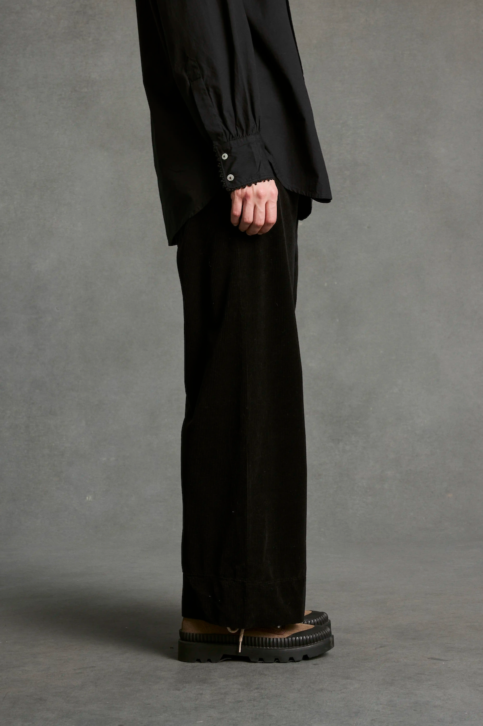 pantaloni Jimmy velluto black