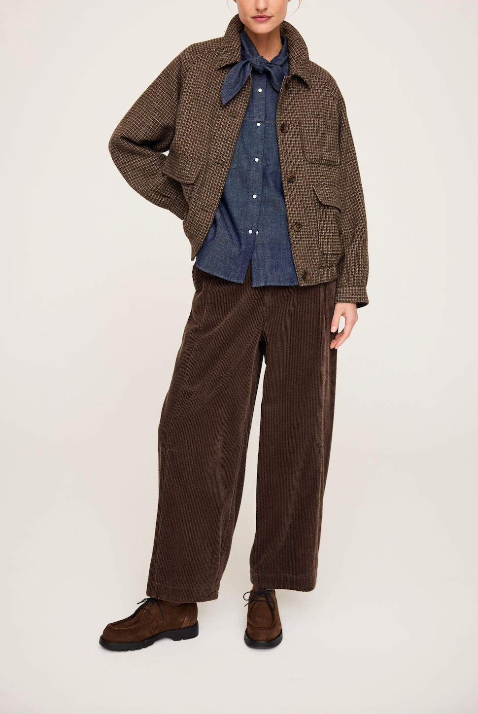Blouse Plum dark denim – JC Sophie